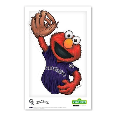 Affiche imprimée Colorado Rockies Sesame Street