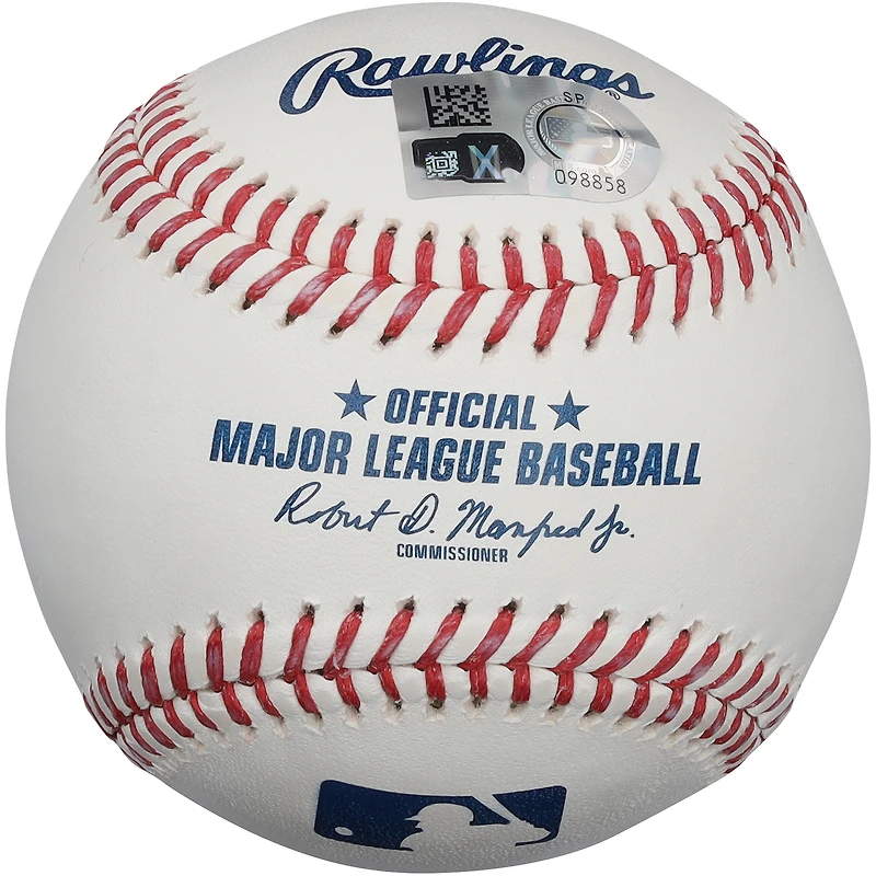 Balle de baseball autographiée par Charlie Condon des Rockies du Colorado avec inscription « 3e choix de 2024 »