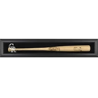 Colorado Rockies (2017-Present) Logo Black Framed Wall-Mounted Single Bat Display Case