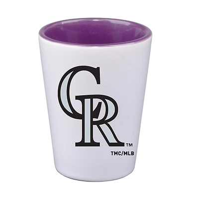 Rocheuses du Colorado 2 oz. Tasse en céramique de couleur intérieure