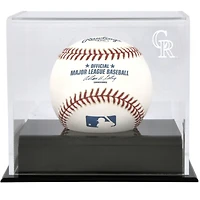 Vitrine de présentation du logo du cube de baseball des Rockies du Colorado