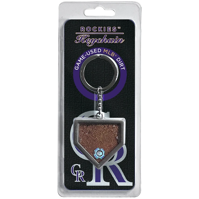 Colorado Rockies Dirt Key Chain - Filled with Game-Used Dirt from a Home Game