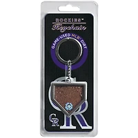 Colorado Rockies Dirt Key Chain - Filled with Game-Used Dirt from a Home Game