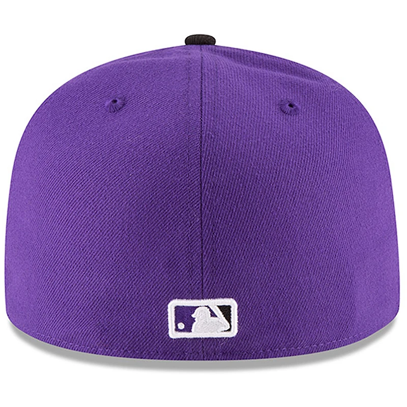 Colorado Rockies New Era Alternate 2 Authentic On Field 59FIFTY - Casquette ajustée Violet