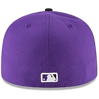 Colorado Rockies New Era Alternate 2 Authentic On Field 59FIFTY - Casquette ajustée Violet