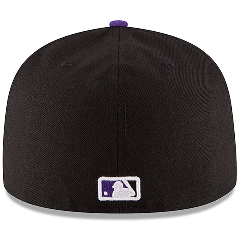Colorado Rockies New Era Game Authentic Collection On-Field 59FIFTY - Fitted Hat Black