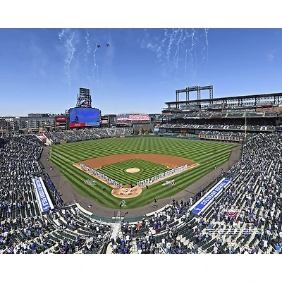 Colorado Rockies Unsigned 2021 Opening Day Stadium Photograph