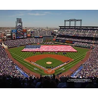 Colorado Rockies Unsigned Coors Field Opening Day Pregame Photograph