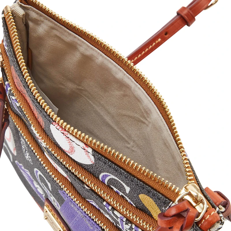 Dooney & Bourke Colorado Rockies Game Day Sac à bandoulière à triple fermeture éclair