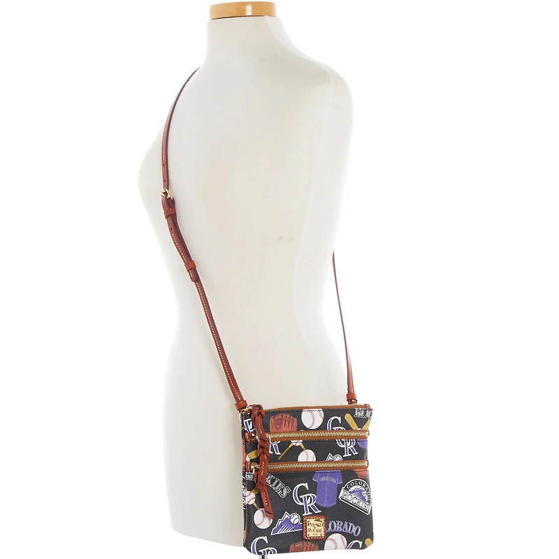 Dooney & Bourke Colorado Rockies Game Day Sac à bandoulière à triple fermeture éclair