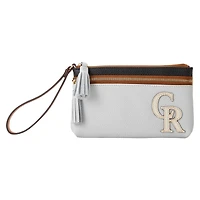 Dooney & Bourke Colorado Rockies Infield Double-Zip Wristlet