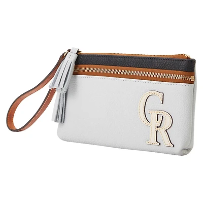 Dooney & Bourke Colorado Rockies Infield Double-Zip Wristlet