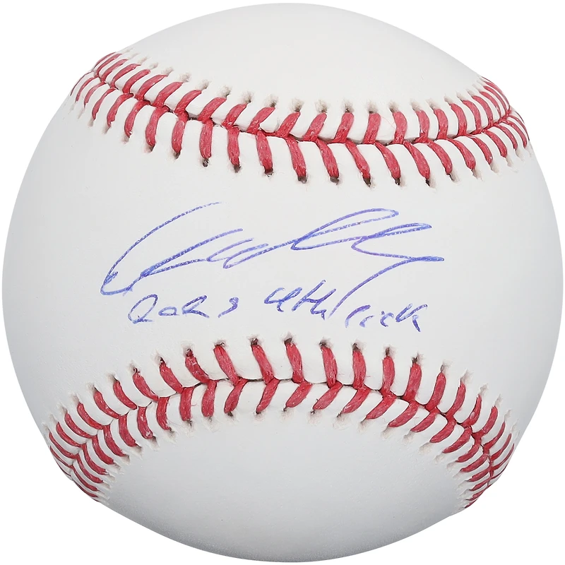 Ethan Holliday Colorado Rockies Autographed Baseball with "2025 #4 Pick" Inscription