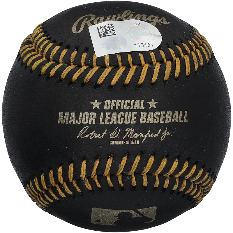 Ethan Holliday Colorado Rockies Autographed Black Leather Baseball