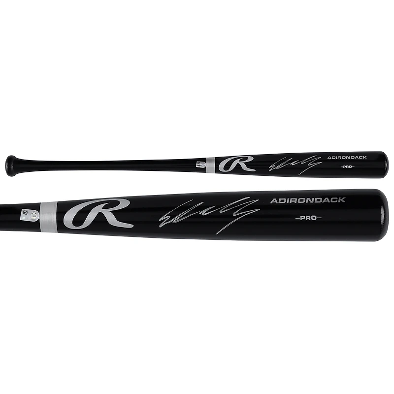 Ethan Holliday Colorado Rockies Autographed Black Rawlings Pro Bat