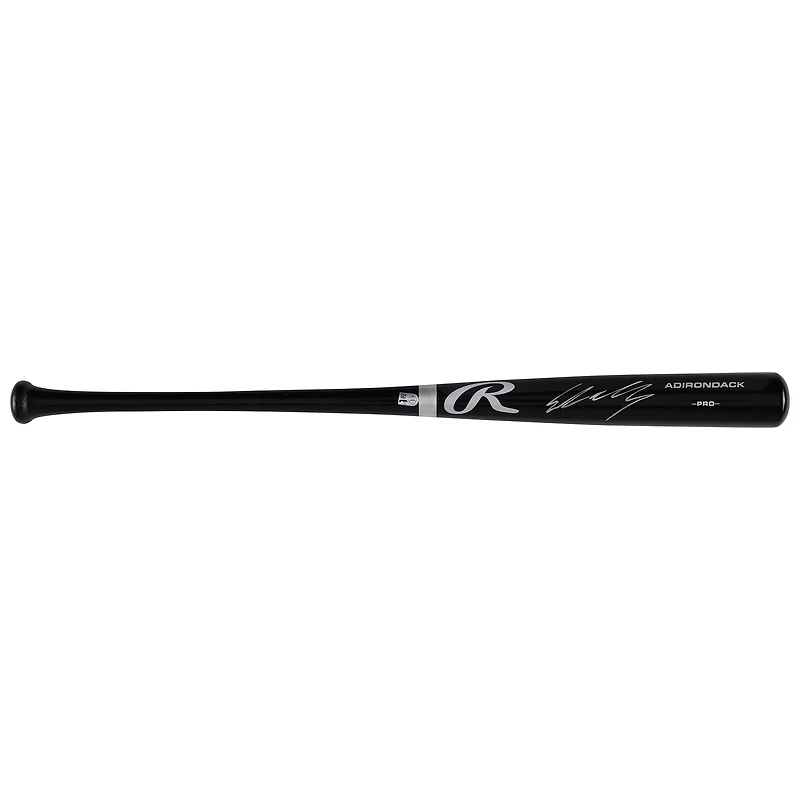 Ethan Holliday Colorado Rockies Autographed Black Rawlings Pro Bat