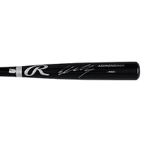 Ethan Holliday Colorado Rockies Autographed Black Rawlings Pro Bat