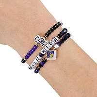 Lot de 3 bracelets d'amitié FOCO des Rockies du Colorado
