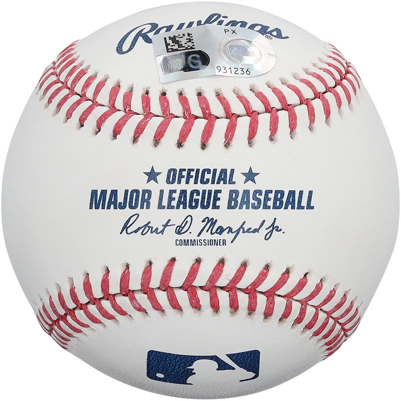 Hunter Goodman Colorado Rockies Autographed Baseball with "MLB Debut 8/27/23" Inscription