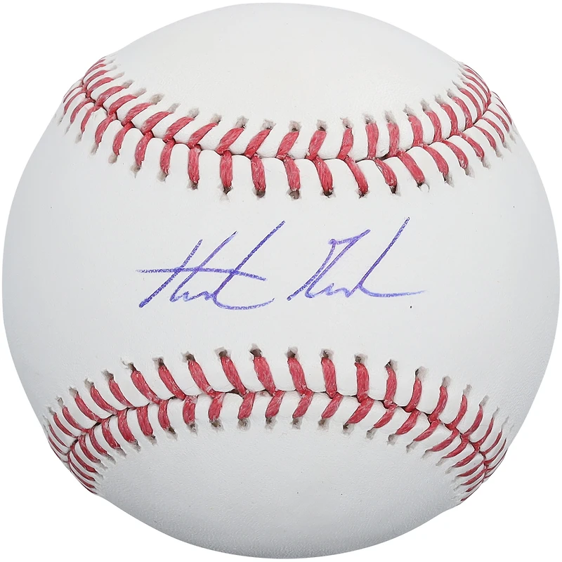 Balle de baseball autographiée par Hunter Goodman des Rockies du Colorado