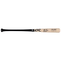 Batte Rawlings Pro noire et beige autographiée par Hunter Goodman des Colorado Rockies avec inscription « Débuts en MLB le 27/08/23 ».