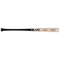 Hunter Goodman Colorado Rockies Autographed Black/Tan Rawlings Pro Bat
