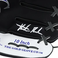 Gant de collection Rawlings 10" autographié par Hunter Goodman des Colorado Rockies, avec logo de l'équipe