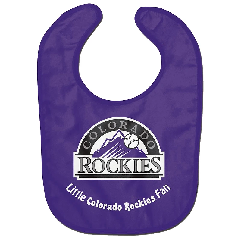 Bavoir bébé WinCraft Colorado Rockies Lil Fan All Pro pour bébé