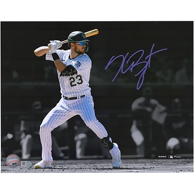 Photographie autographiée de 11"x 14" de Kris Bryant, membre des Rockies du Colorado