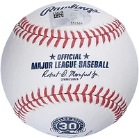 Logo autographié du 30e anniversaire des Rockies du Colorado par Kris Bryant