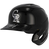 Casque de frappeur réplique Rawlings Mach Pro autographié par Kris Bryant des Colorado Rockies