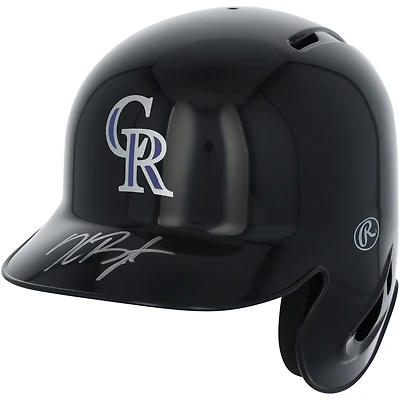Casque de frappeur Rawlings autographié par Kris Bryant des Colorado Rockies