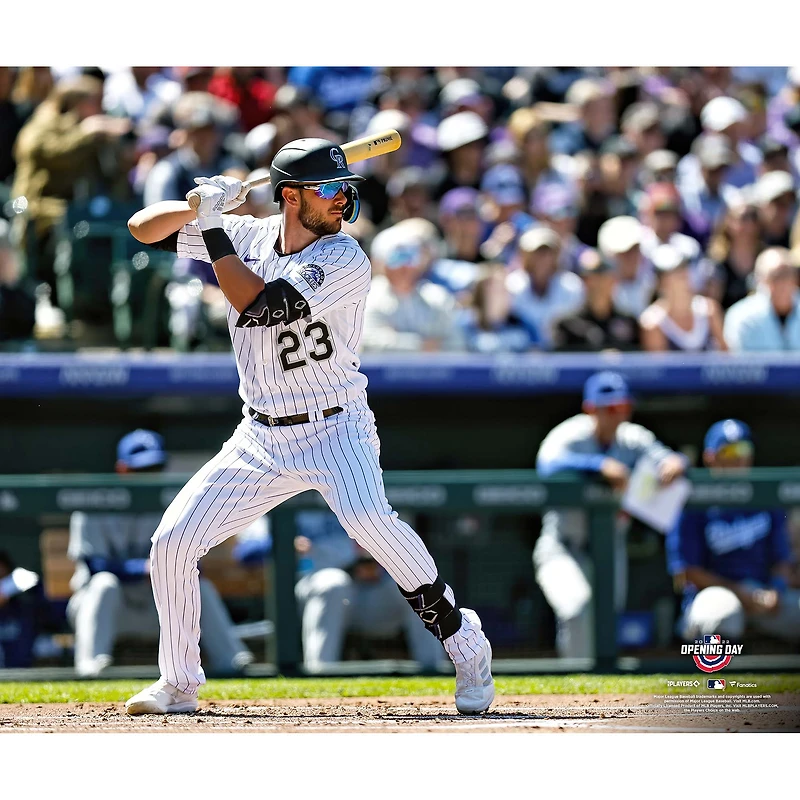 Photo non signée de la première équipe Kris Bryant avec les Rockies du Colorado