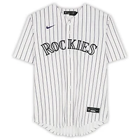 Maillot réplique blanc Nike autographié de Matt Holliday, Colorado Rockies