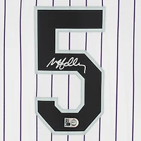 Maillot réplique blanc Nike autographié de Matt Holliday, Colorado Rockies