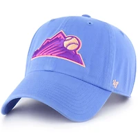 Men's '47  Light Blue Colorado Rockies City Connect Clean Up Adjustable Hat