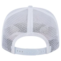 Casquette extensible à bouton-pression 9SEVENTY Flamingo des Colorado Rockies de New Era pour homme, blanche