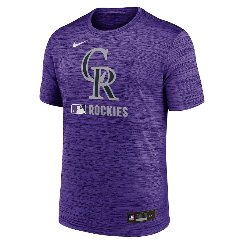 Men's Nike Colorado Rockies Authentic Collection Velocity Dri-FIT T-Shirt