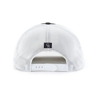 Casquette de camionneur ajustable à rayures Colorado Rockies '47 noire/blanche pour homme