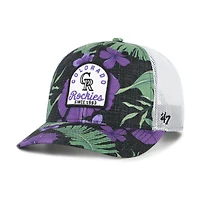 Men's '47  Black Colorado Rockies Beachside Adjustable Trucker Hat