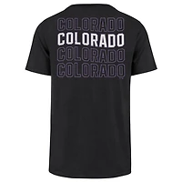 T-shirt noir '47 des Rockies du Colorado Hang Back Franklin pour hommes
