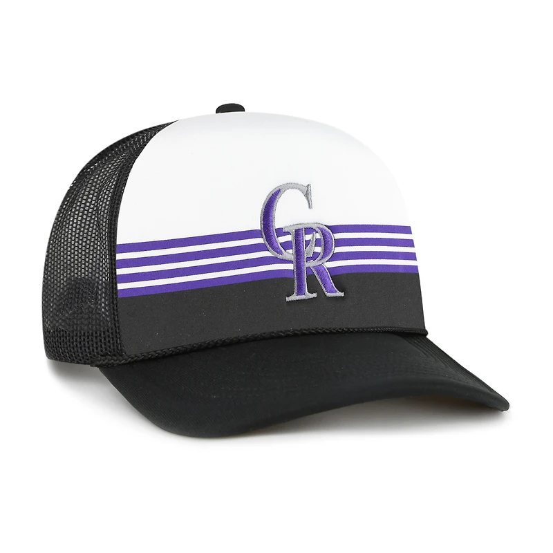 Casquette ajustable en maille sur le devant pour homme Colorado Rockies Lift Off Foam Black '47