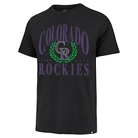 Men's '47 Black Colorado Rockies Pitchout Franklin T-Shirt