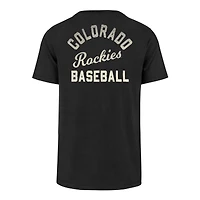 Men's '47  Black Colorado Rockies Turn Back Franklin T-Shirt