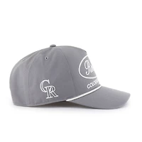 Men's '47 Gray Colorado Rockies Foundational Hitch Adjustable Hat