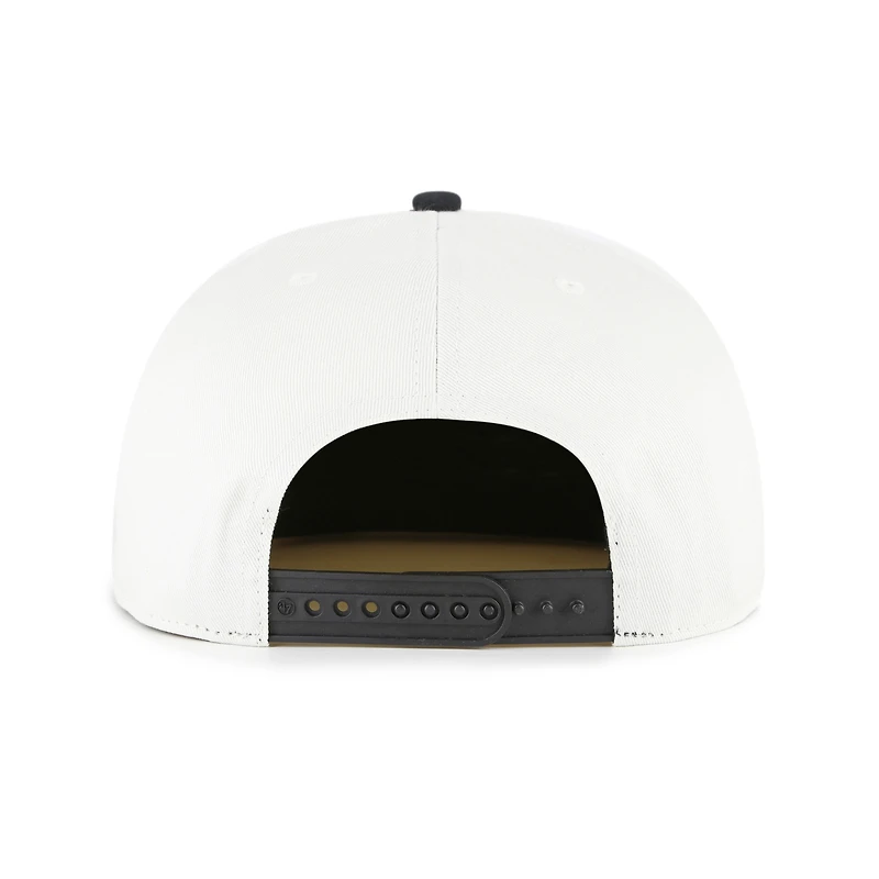 Casquette snapback blanche/noire pour homme Colorado Rockies Foundation Captain '47