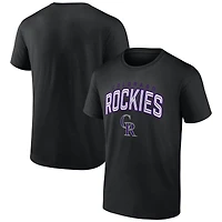 T-shirt noir pour homme « Maîtrisez le jeu » des Rockies du Colorado