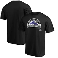 Men's  Black Colorado Rockies Midnight Mascot T-Shirt