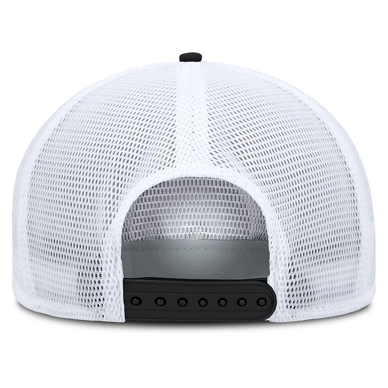 Casquette snapback Fanatics noire/blanche pour homme Colorado Rockies Clubhouse Change Up