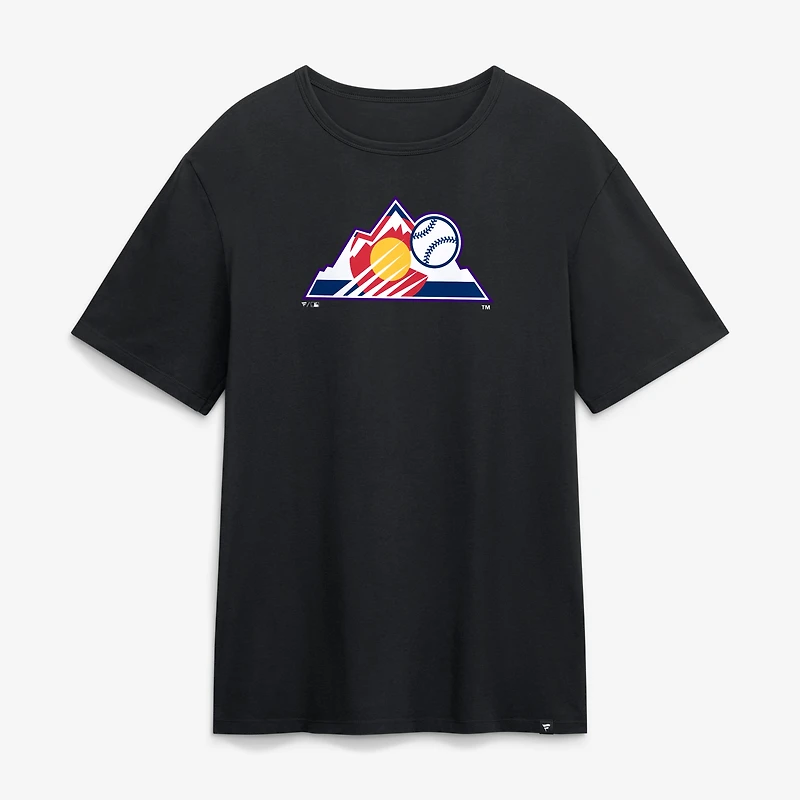 Men's Fanatics Black Colorado Rockies Alternate Logo Legacy T-Shirt
